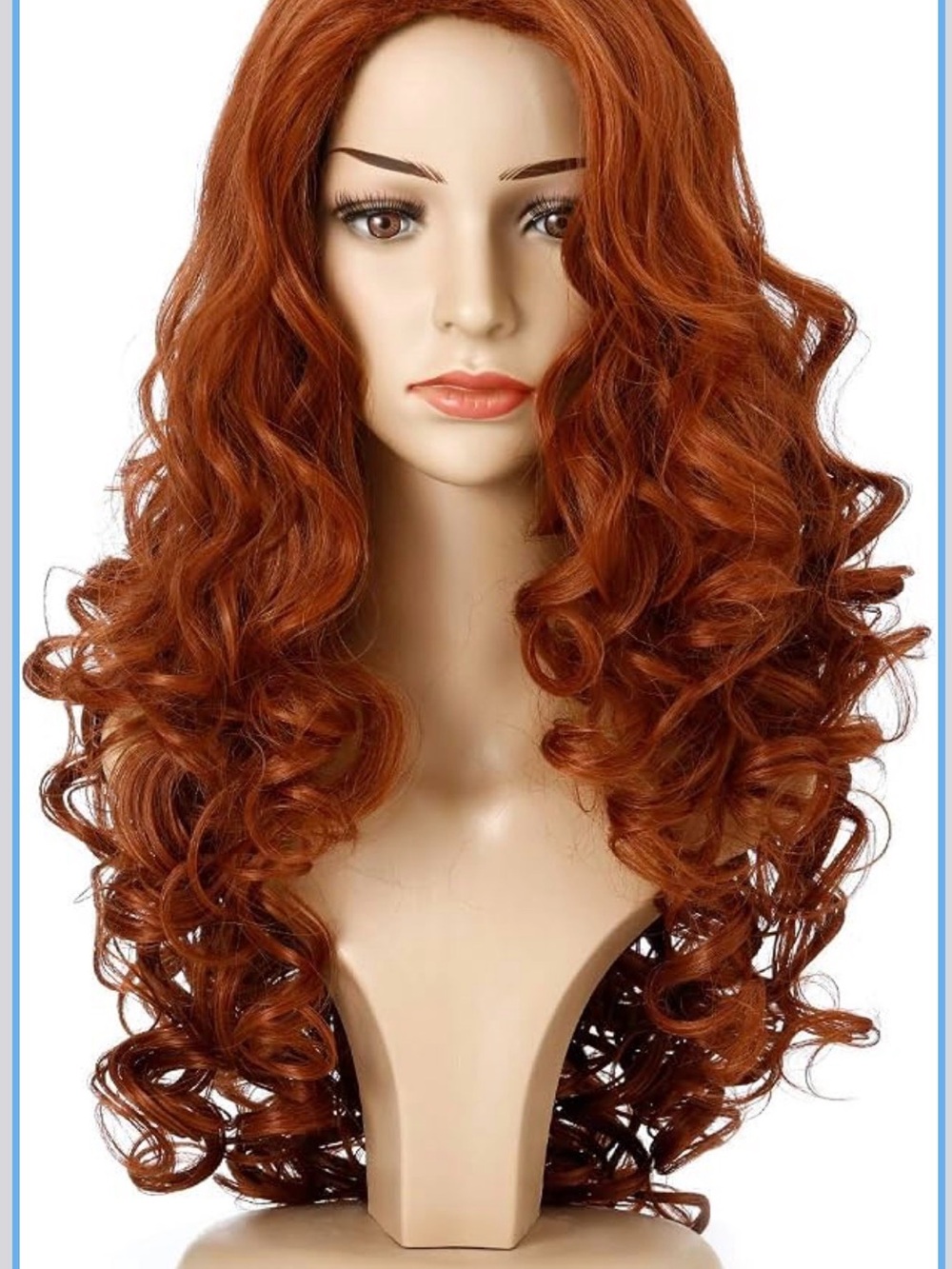 NWT Topcosplay 24” Fox Red Curly Wig